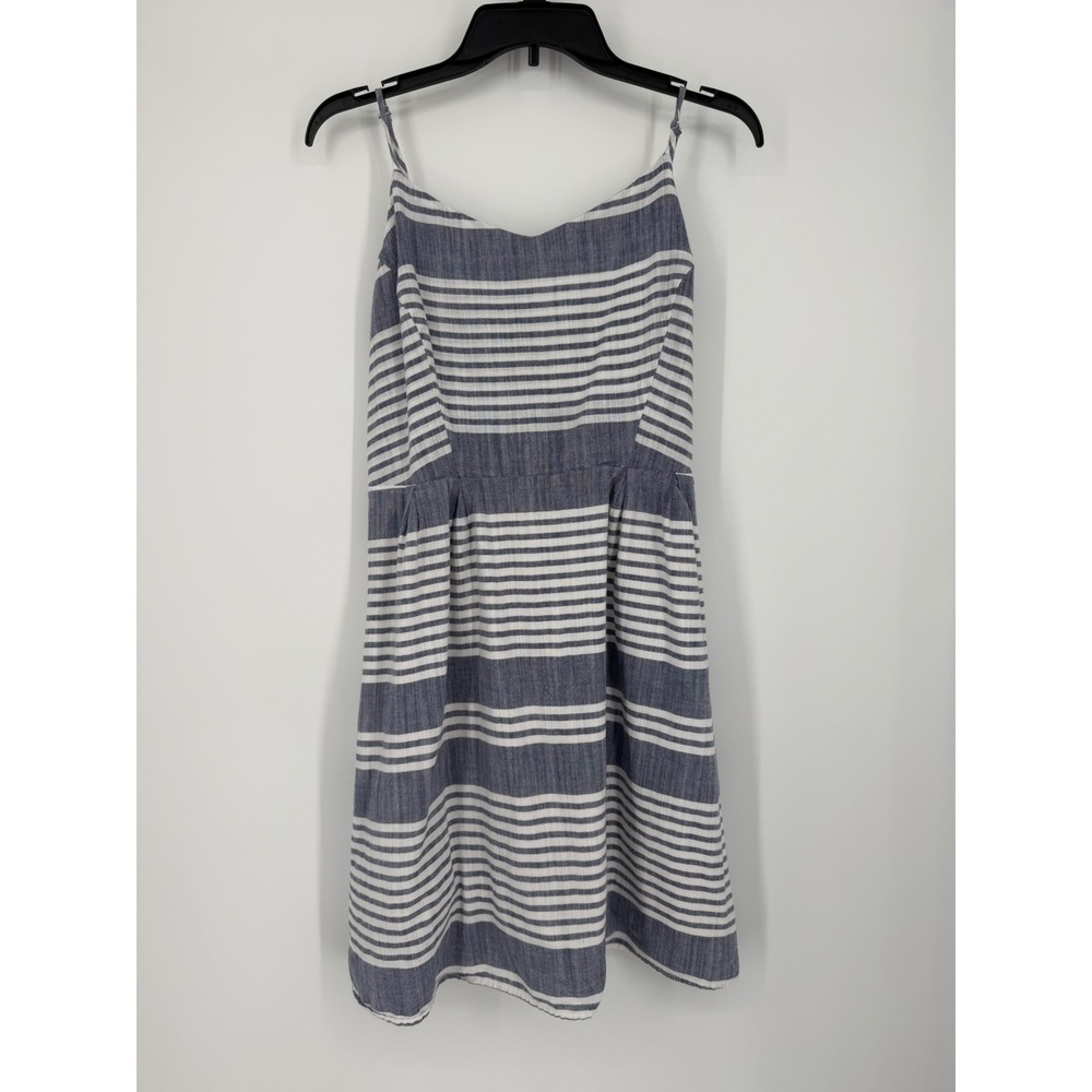 Old Navy Womens Striped Cami Dress Large Coastal Nautical Summer Beachy Preppy